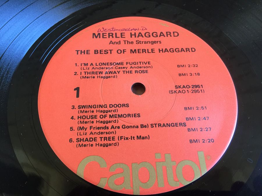 Merle Haggard ‎- The Best Of Merle Haggard - Capitol Records ‎- SKAO 2951 [Photo 5]
