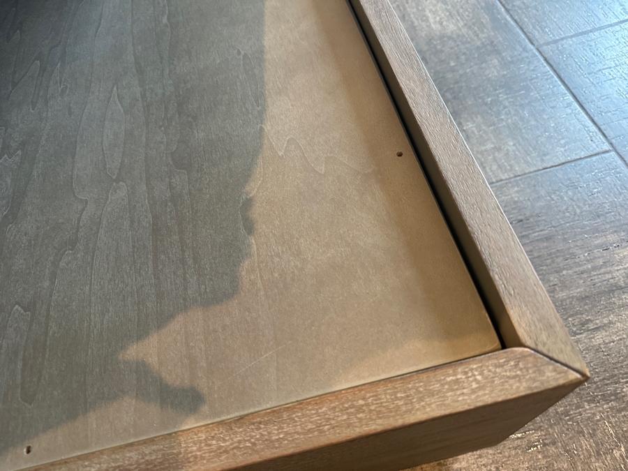 Restoration Hardware Queen Size Storage Bed 65.5W X 80L X 44H With Serta Perfect Sleeper Cozy Escape Plush Pillow Top Queen Size Mattress (Bedding Not Included) [Photo 5]