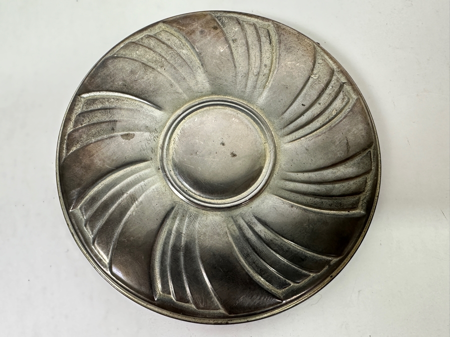 Vintage Towle Sterling Silver Compact Mirror 3.25'W 69.7g [Photo 3]