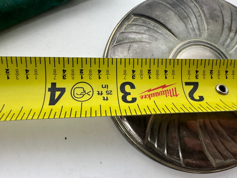 Vintage Towle Sterling Silver Compact Mirror 3.25'W 69.7g [Photo 6]