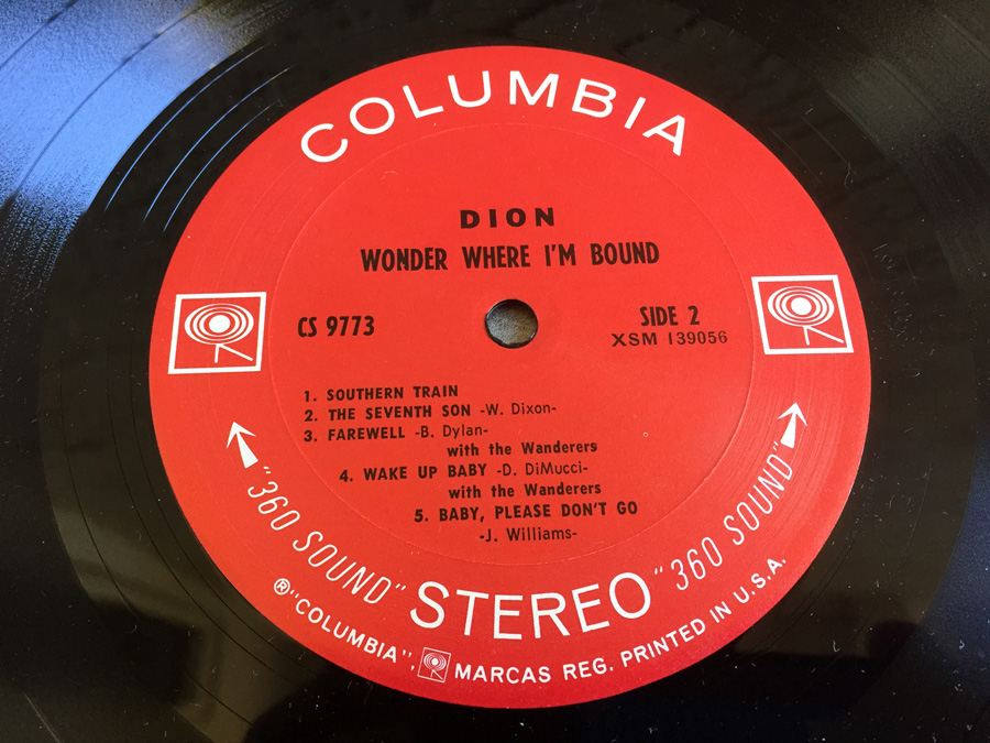 Dion - Wonder Where I'm Bound - Columbia - CS 9773 [Photo 6]