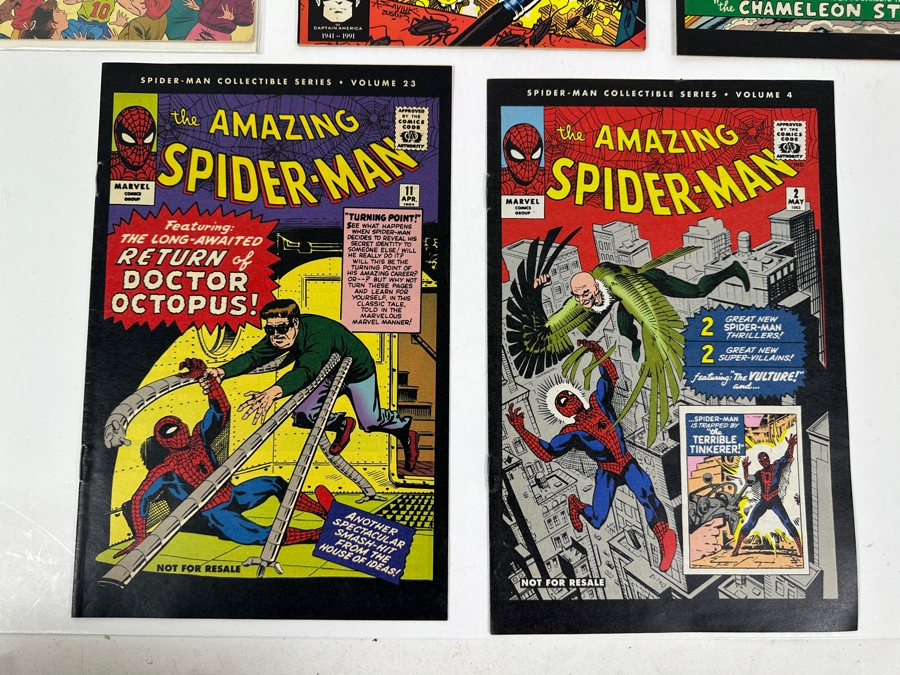(13) Vintage Marvel Comic Books: The Marvel Saga #1, Spider-Man & X-Force Featuring Deadpool [Photo 10]