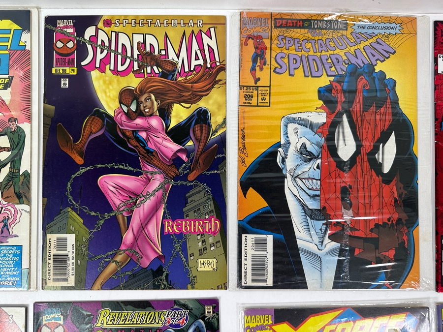 (13) Vintage Marvel Comic Books: The Marvel Saga #1, Spider-Man & X-Force Featuring Deadpool [Photo 3]