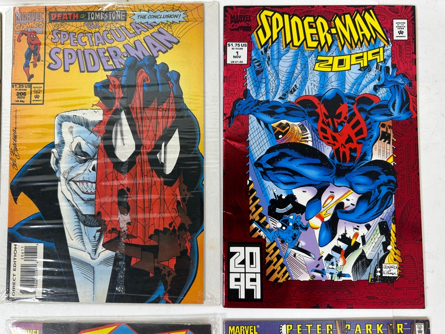 (13) Vintage Marvel Comic Books: The Marvel Saga #1, Spider-Man & X-Force Featuring Deadpool [Photo 4]