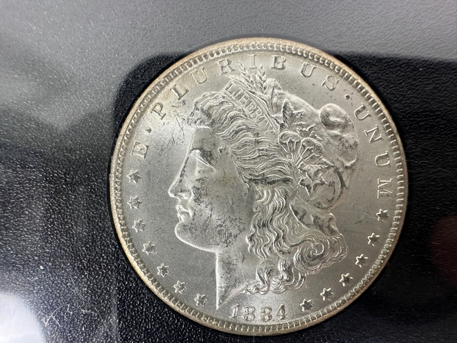 Uncirculated 1884 CC Carson City Morgan Silver Dollar From The GSA Hoard Professionally Graded By NGC MS63 [Photo 6]