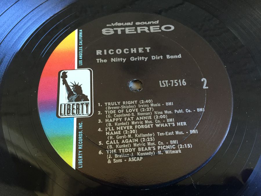 Nitty Gritty Dirt Band ‎- Ricochet - Liberty ‎- LST-7516 [Photo 6]