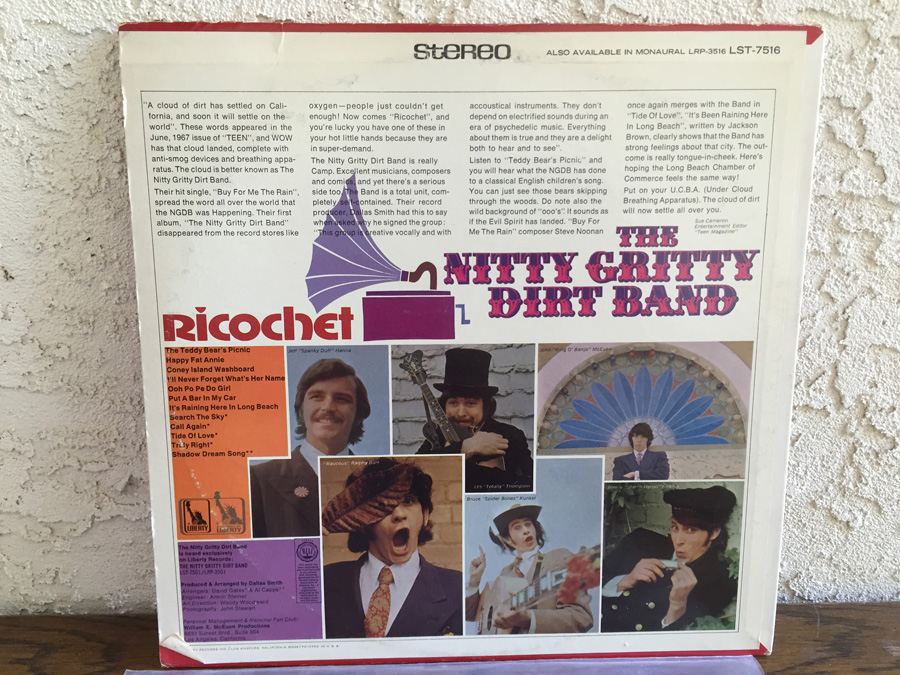 Nitty Gritty Dirt Band ‎- Ricochet - Liberty ‎- LST-7516 [Photo 2]