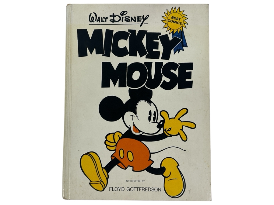 Vintage 1978 First Edition Hardcover Book Walt Disney Best Comics Mickey Mouse