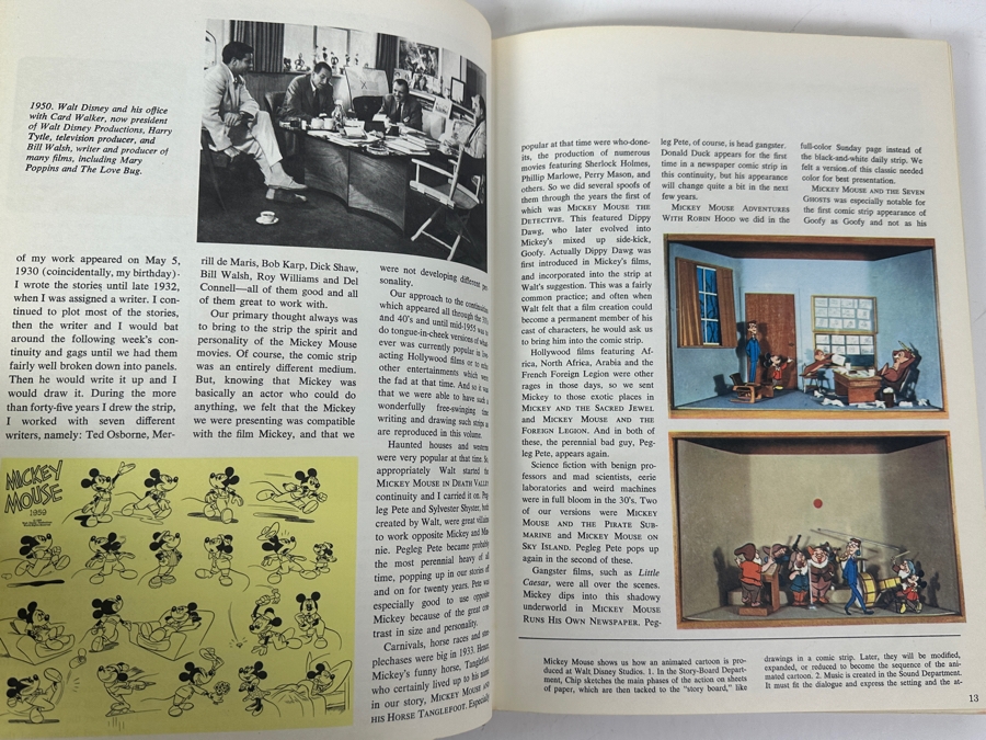 Vintage 1978 First Edition Hardcover Book Walt Disney Best Comics Mickey Mouse [Photo 8]
