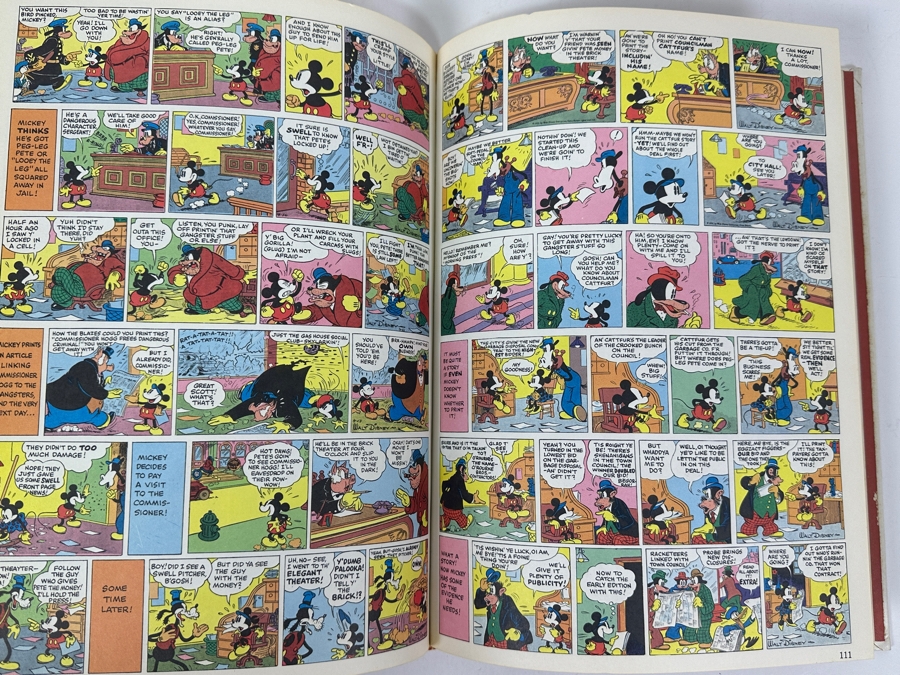 Vintage 1978 First Edition Hardcover Book Walt Disney Best Comics Mickey Mouse [Photo 11]
