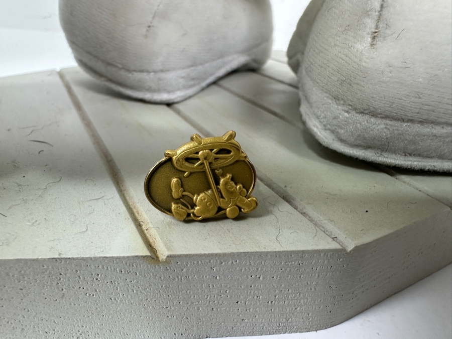 Vintage 1999 Limited Edition Steiff Mickey Mouse As Walt Disney's Steamboat Willie Disney Showcase Collection With Original Box [Photo 7]