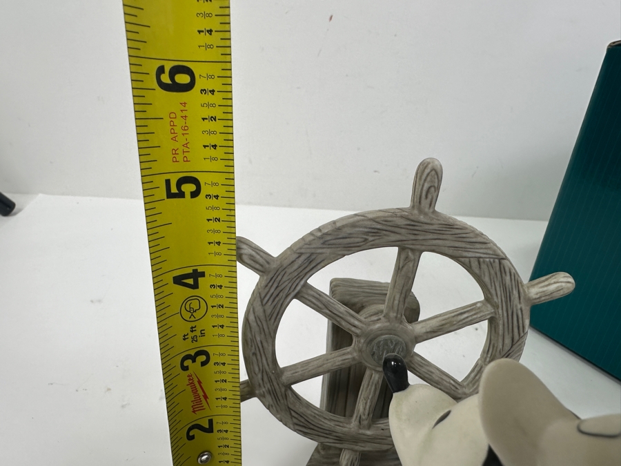 Walt Disney Classics Collection Walt Disney Collectors Society 5 Year Anniversary Sculpture Mickey's Debut Steamboat Willie With Original Box 5W X 3.5D X 5H [Photo 14]