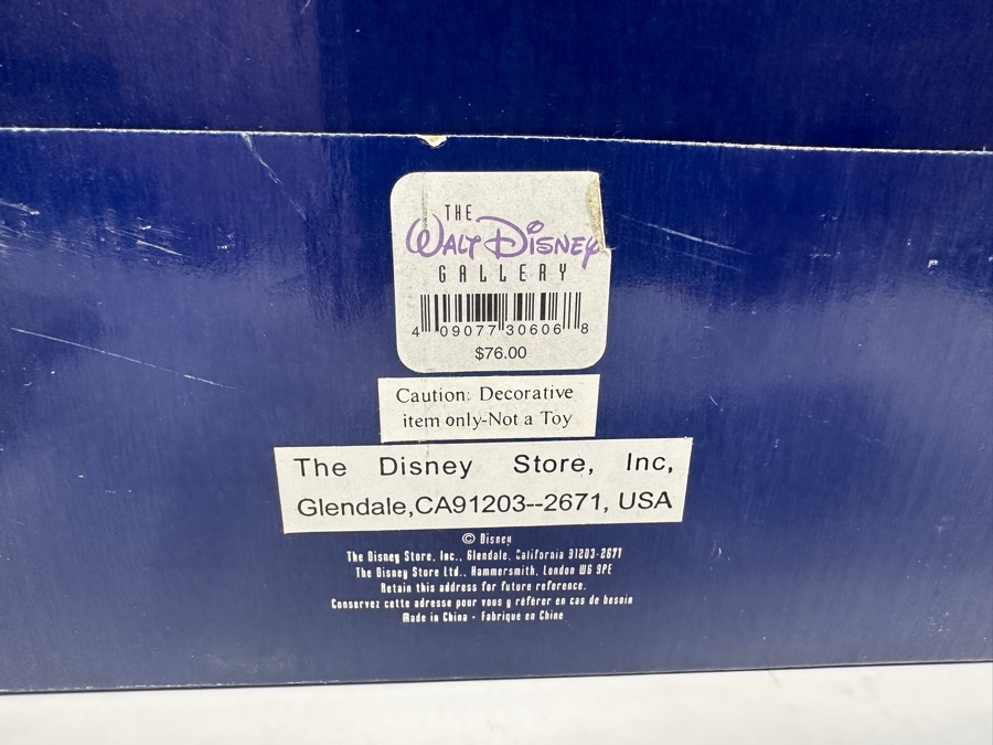 Limited Edition Walt Disney's Mickey Mouse In Steamboat Willie Steamboat Willie Model Sheet Figural Scene Figurine From The Walt Disney Gallery With Original Box 10W X 7.5D X 3.5H [Photo 22]