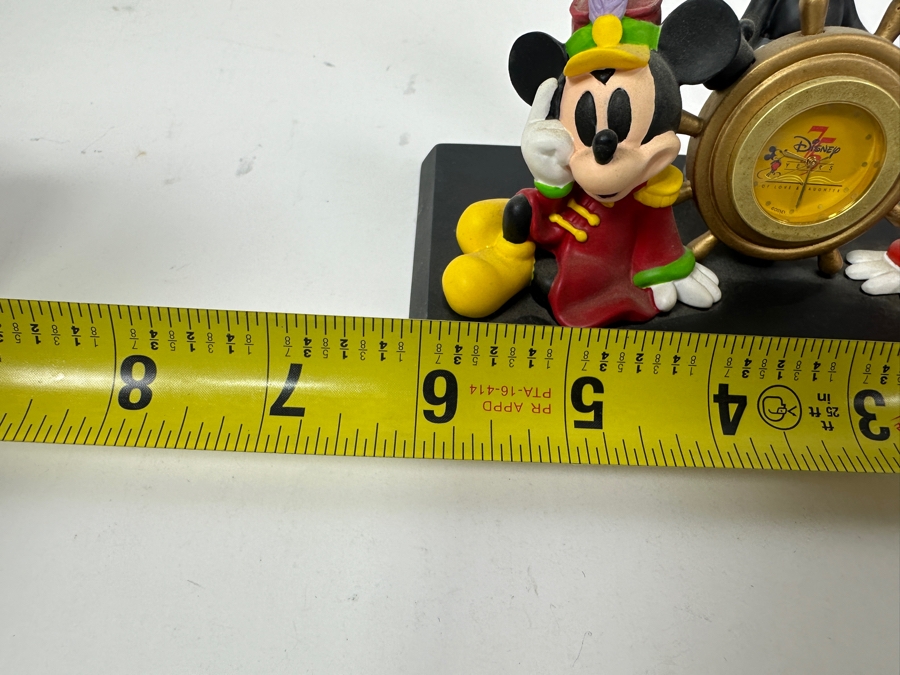 Mickey Mouse Through The Years Clock From The Disney Store With Original Box 6W X 4H [Photo 10]