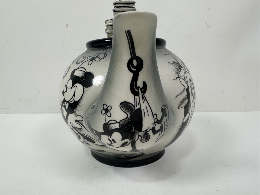 Disney Showcase Collection Limited Edition Steamboat Willie Teapot By Cardew Design With Original Box 9.5W X 6.5H [Photo 4]