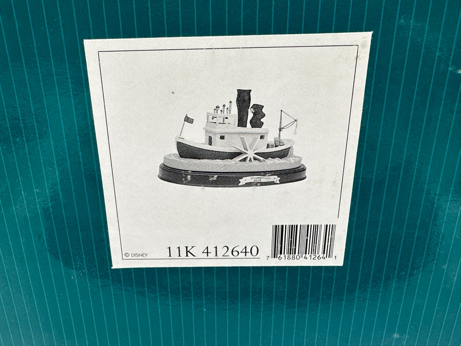 Walt Disney Classics Collection Enchanted Places Mickey's 70th Birthday Steamboat from Walt Disney's Steamboat Willie With Original Box [Photo 11]