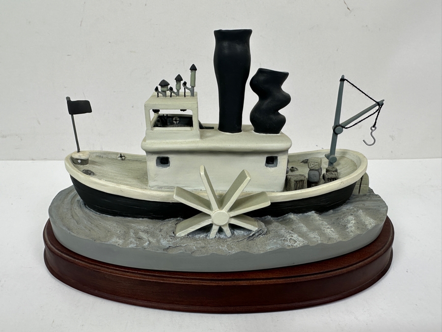 Walt Disney Classics Collection Enchanted Places Mickey's 70th Birthday Steamboat from Walt Disney's Steamboat Willie With Original Box [Photo 4]