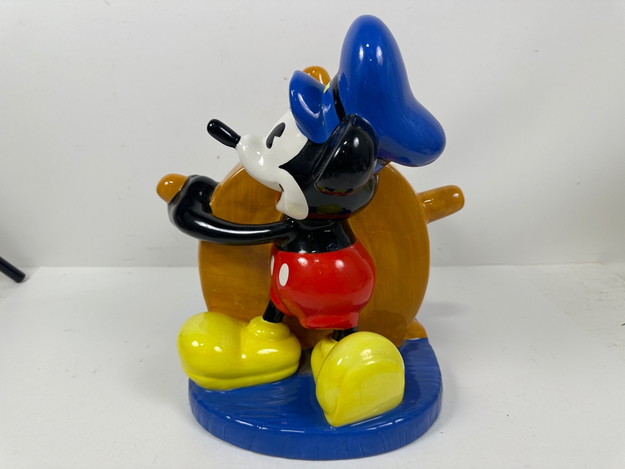 Limited Edition Gallery Collection Steamboat Willie Mickey Mouse Cookie Jar By Treasure Craft A Pfaltzgraff Company 13W X 9D X 12H [Photo 5]