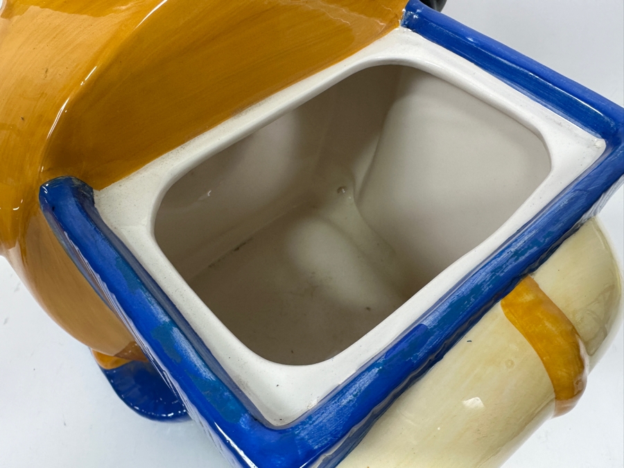 Limited Edition Gallery Collection Steamboat Willie Mickey Mouse Cookie Jar By Treasure Craft A Pfaltzgraff Company 13W X 9D X 12H [Photo 8]