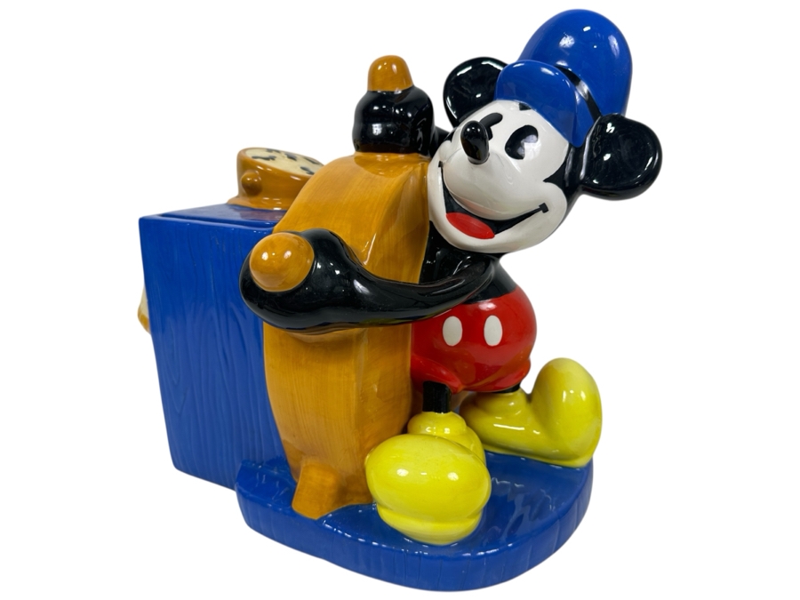 Limited Edition Gallery Collection Steamboat Willie Mickey Mouse Cookie Jar By Treasure Craft A Pfaltzgraff Company 13W X 9D X 12H
