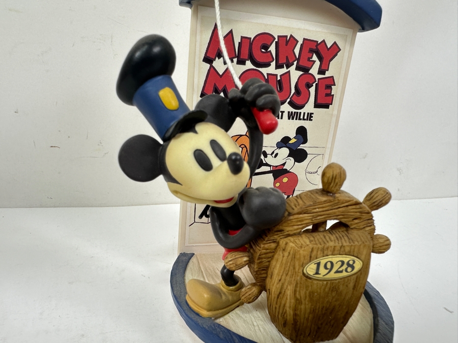 Enesco Walt Disney's Mickey Mouse Steamboat Willie Limited Edition Figurine The Best Of Mickey Collection With Original Box 6.5H [Photo 2]