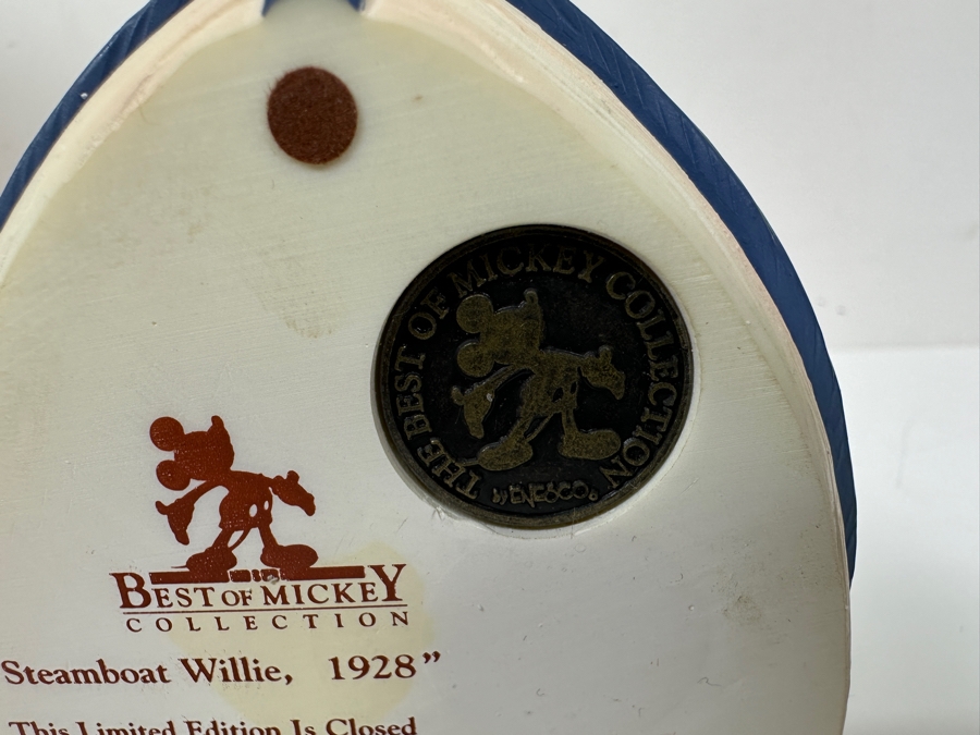 Enesco Walt Disney's Mickey Mouse Steamboat Willie Limited Edition Figurine The Best Of Mickey Collection With Original Box 6.5H [Photo 11]