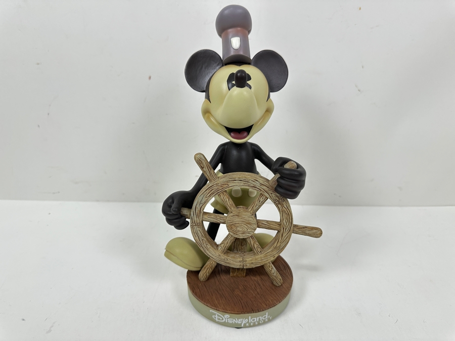 Disneyland Resort Walt Disney's Mickey Mouse Steamboat Willie Figurine 9.5'H [Photo 2]