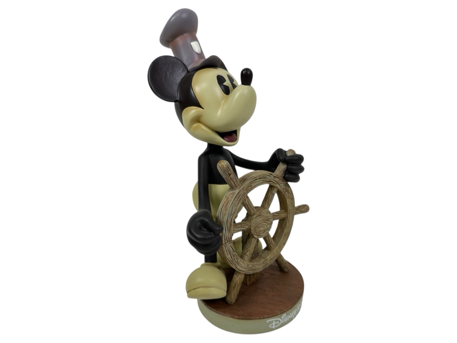 Disneyland Resort Walt Disney's Mickey Mouse Steamboat Willie Figurine 9.5'H