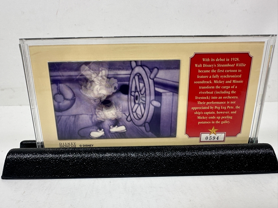 Steamboat Willie Collector's Motion Cels Card From The Disney Showcase Collection [Photo 7]