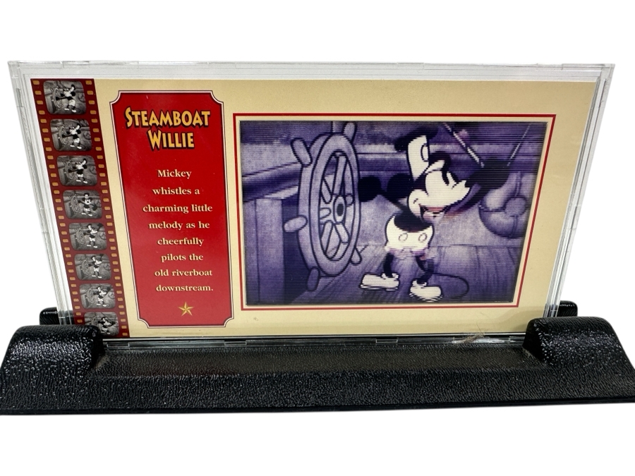 Steamboat Willie Collector's Motion Cels Card From The Disney Showcase Collection