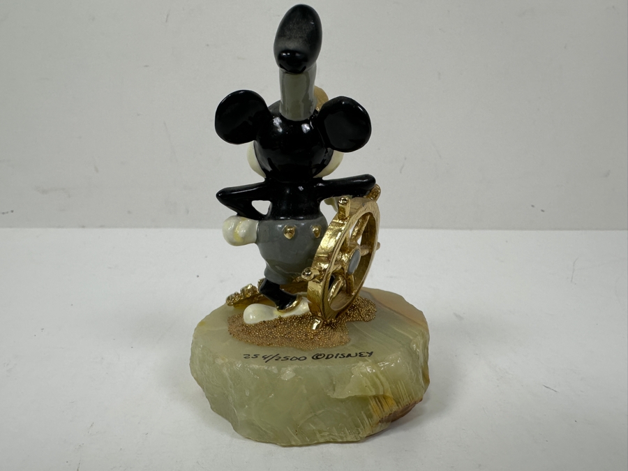 Limited Edition Ron Lee Disney Steamboat Willie Mickey Mouse's 70th Birthday Figurine 4H [Photo 5]