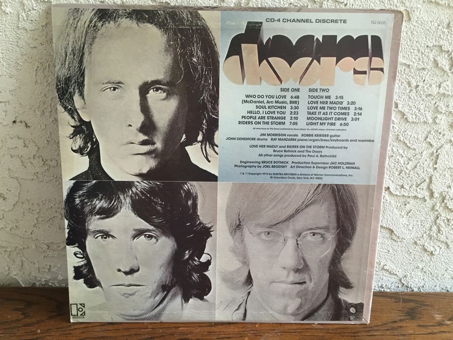 Doors, The ‎- The Best Of The Doors - Elektra ‎- EQ-5035 - Quadraphonic