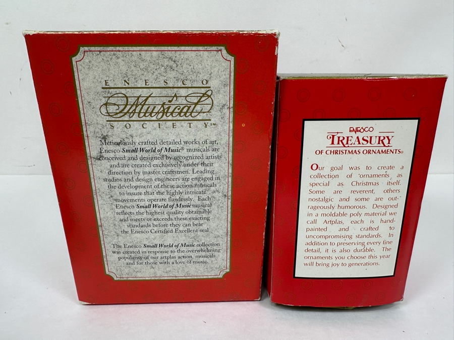 Enesco 'Steamboat Willie' Mini Action Musical Box With Original Box And Mickey At The Helm Steamboat Willie Ornament With Original Box [Photo 14]