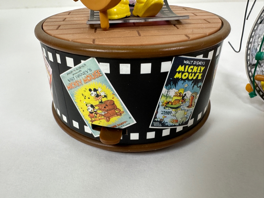 Enesco 'Steamboat Willie' Mini Action Musical Box With Original Box And Mickey At The Helm Steamboat Willie Ornament With Original Box [Photo 4]