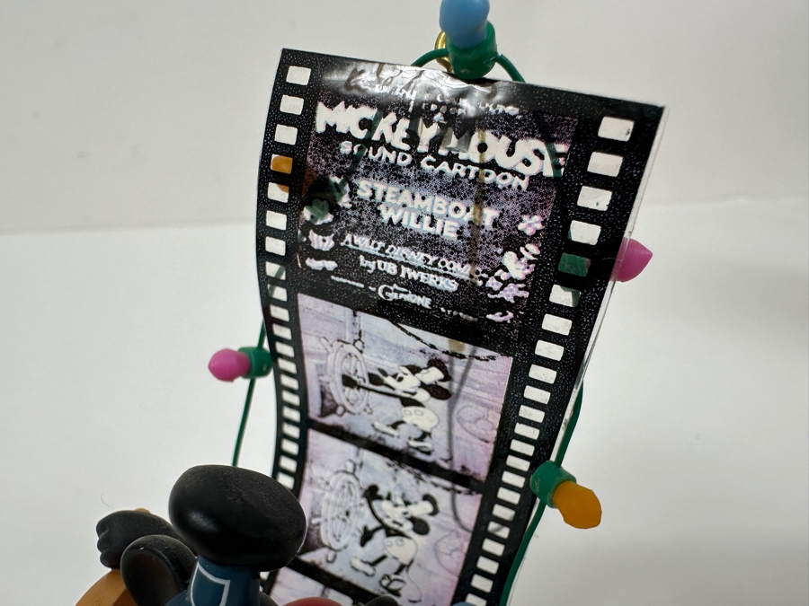 Enesco 'Steamboat Willie' Mini Action Musical Box With Original Box And Mickey At The Helm Steamboat Willie Ornament With Original Box [Photo 10]