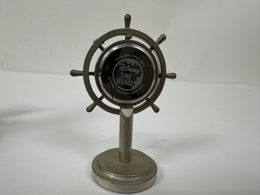 Steamboat Willie Mickey Mouse Clock Figurine (Has Crack In Right Shoulder - See Photos) With Original Box 5H [Photo 6]