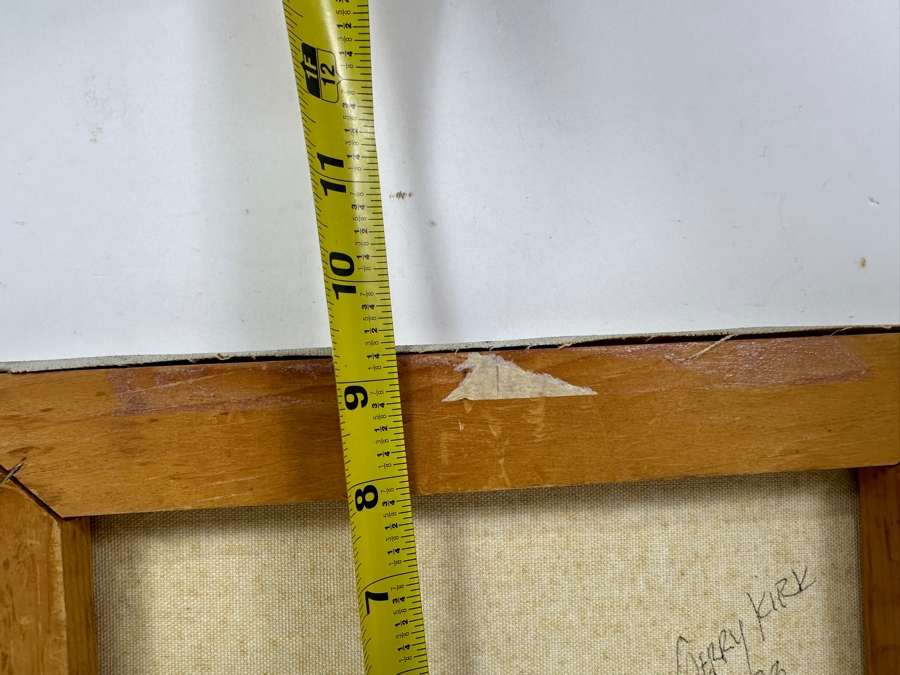 Original Gerry Kirk Portrait Oil Painting On Canvas Signed Lower Left Dated 1973 12 X 9 [Photo 9]