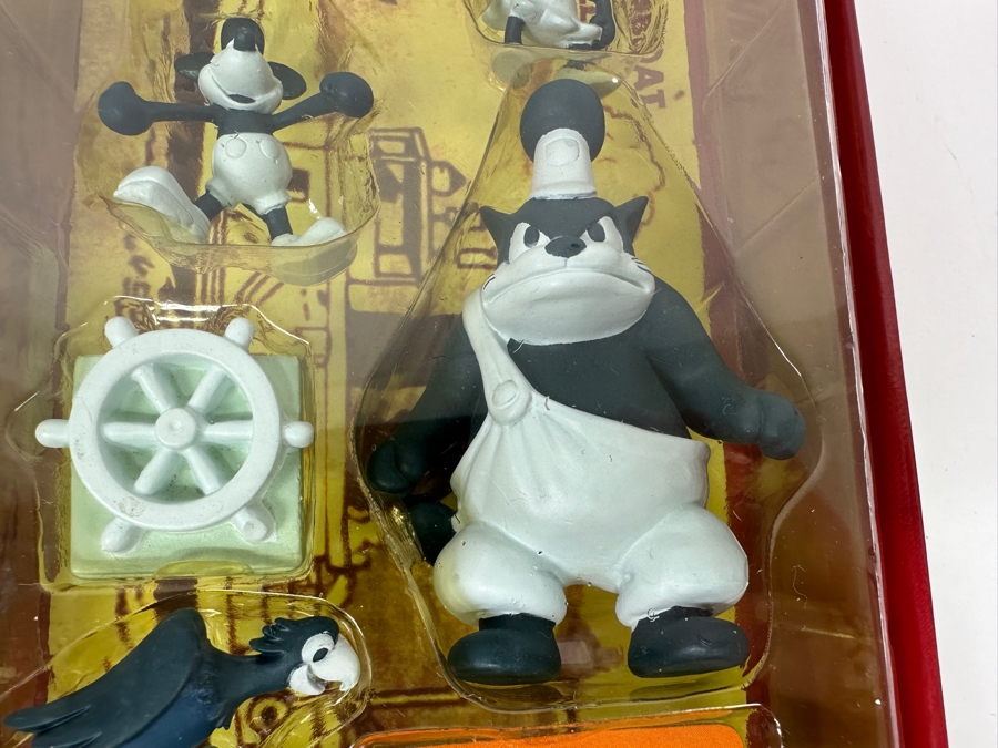 Yutaka Steamboat Willie Mickey Mouse Disney Figurines With Original Box From Japan [Photo 7]