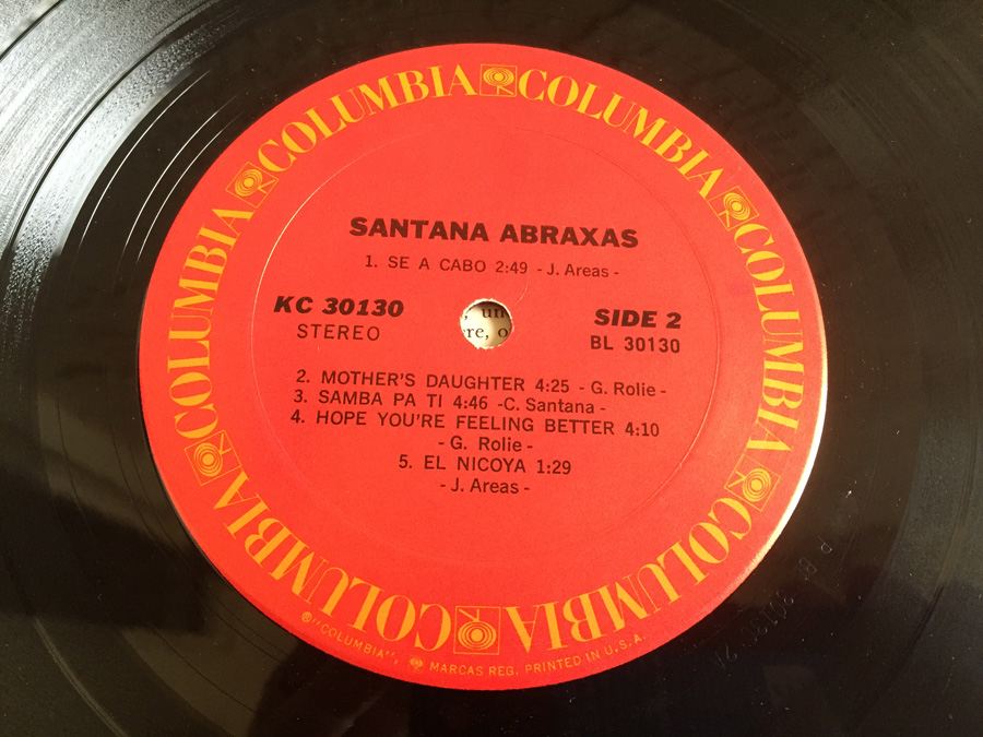 Santana ‎- Abraxas -  Columbia ‎- KC 30130 [Photo 7]