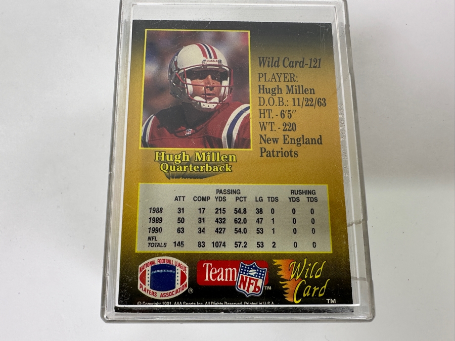 1991 NFL Premier Edition Wild Card Quarterbacks Cards [Photo 4]