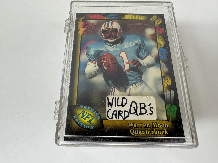 1991 NFL Premier Edition Wild Card Quarterbacks Cards [Photo 2]