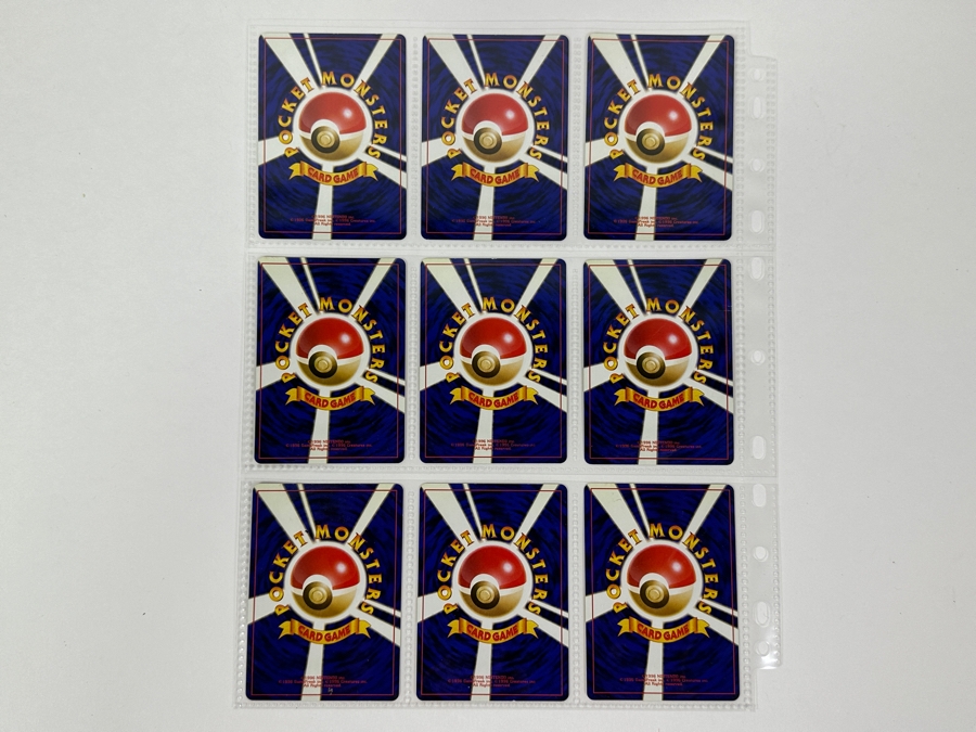 (9) Vintage 1996 Japanese Nintendo Game Freak Pocket Monsters Pokemon Trading Cards (Some Holo Cards) [Photo 17]