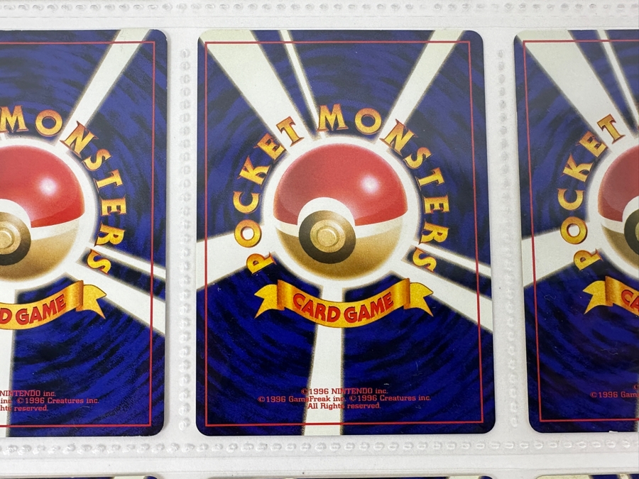 (9) Vintage 1996 Japanese Nintendo Game Freak Pocket Monsters Pokémon Trading Cards (Some Holo Cards) [Photo 14]
