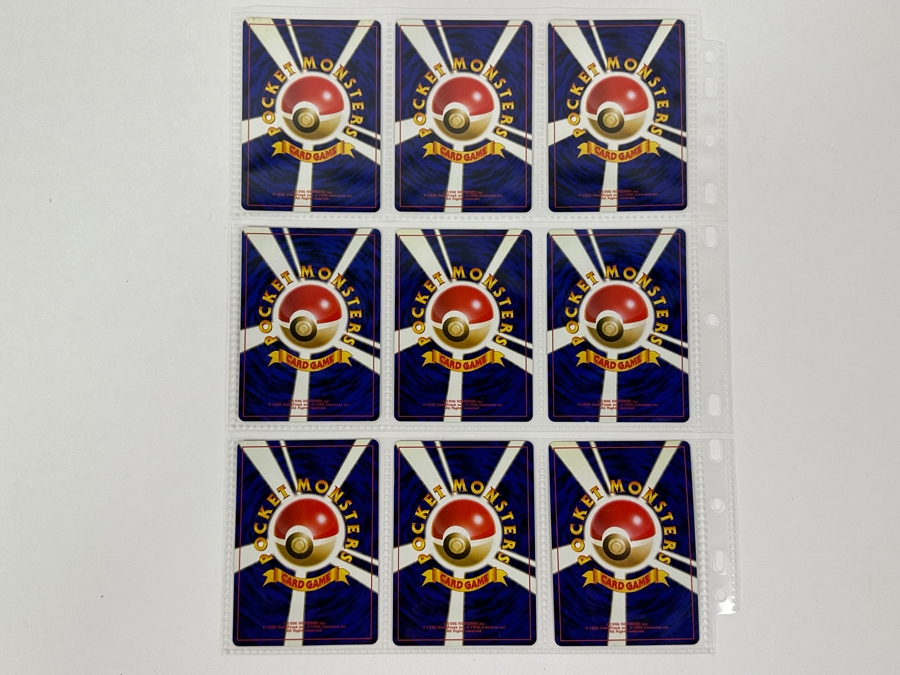 (9) Vintage 1996 Japanese Nintendo Game Freak Pocket Monsters Pokémon Trading Cards (Some Holo Cards) [Photo 13]