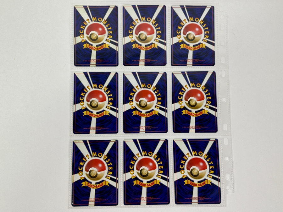 (9) Vintage 1996 Japanese Nintendo Game Freak Pocket Monsters Pokémon Trading Cards (Some Holo Cards) [Photo 14]