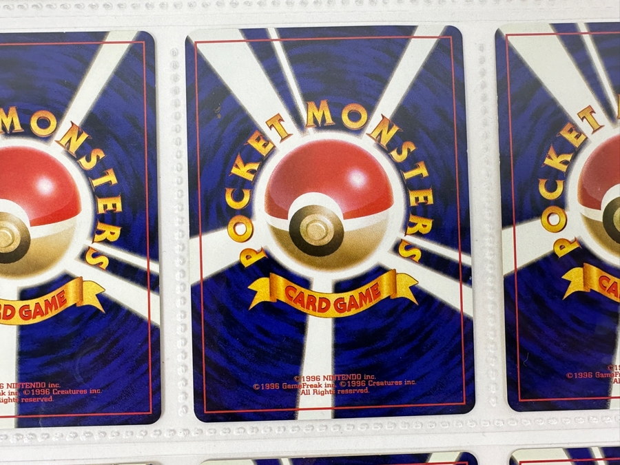 (9) Vintage 1996 Japanese Nintendo Game Freak Pocket Monsters Pokémon Trading Cards (Some Holo Cards) [Photo 15]