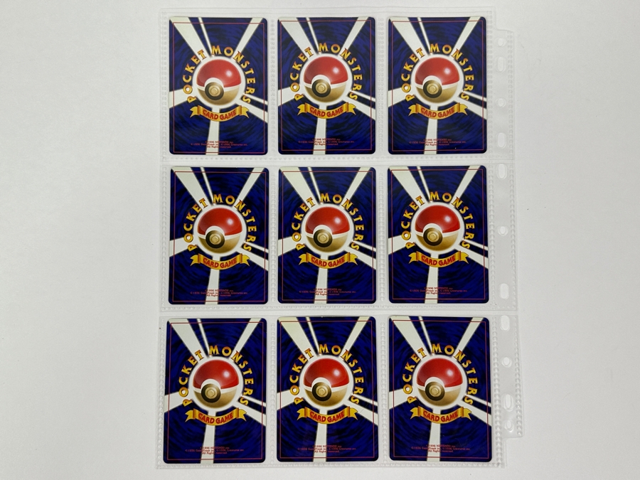 (9) Vintage 1996 Japanese Nintendo Game Freak Pocket Monsters Pokémon Trading Cards (Some Holo Cards) [Photo 16]