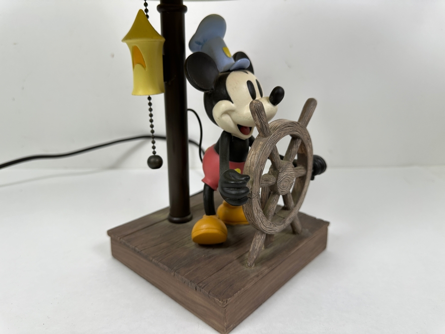 Walt Disney's Mickey Mouse Steamboat Willie Table Lamp 15H [Photo 5]