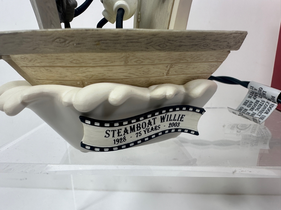 (2) Disney's Steamboat Willie Christmas Ornaments (One With Box) & (5) Small Steamboat Willie Figurines [Photo 9]