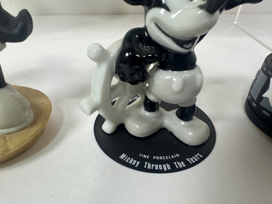 (2) Disney's Steamboat Willie Christmas Ornaments (One With Box) & (5) Small Steamboat Willie Figurines [Photo 5]